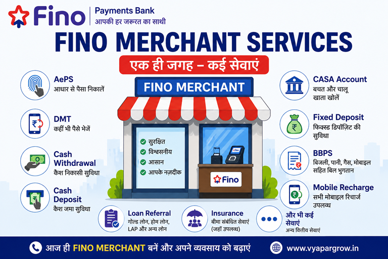 FINO Merchant Services 2026 - पूरी जानकारी हिंदी में